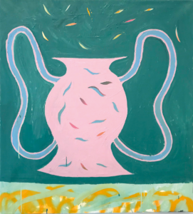 Julien Janvier, Ceramique sur toile, 2020